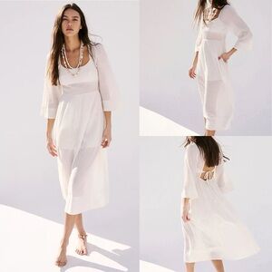 Free People Free-Est Kelsie Midi Dress sz M - NWOT